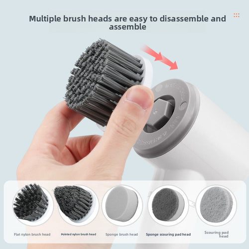 ELECTRIC CLEANING BRUSH SPIN SCRUBBER FOR BATHROOM & KITCHEN