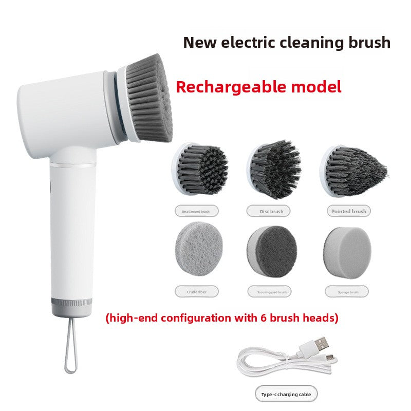 ELECTRIC CLEANING BRUSH SPIN SCRUBBER FOR BATHROOM & KITCHEN