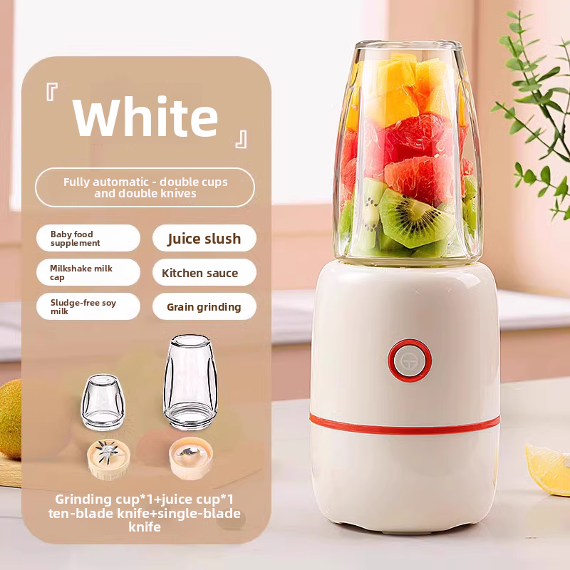 PORTABLE BLENDER USB RECHARGEABLE SMOOTHIE MAKER FOR TRAVEL & GYM